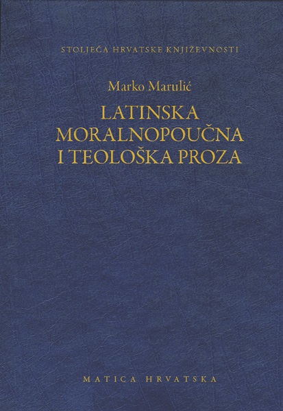 Latinsko moralnopoucna i teoloska proza - mfk